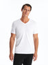 LC Waikiki V Neck Short Sleeve Combed Cotton Men's T-shirt